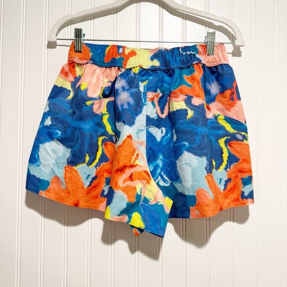 Janji Transit Tech Shorts Multicolored Floral Unlined Size Small - Picture 5 of 5